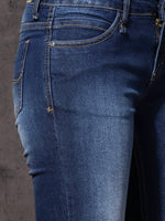 Women Blue Skinny Fit Mid-Rise Clean Look Stretchable Jeans